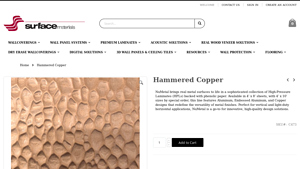 Surface Materials - Hammered Copper