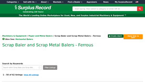 Sierra - Used Scrap Metal Balers