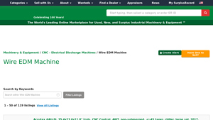 Wire EDM Machines - Mitsubishi, Charmilles, Makino, Sodick