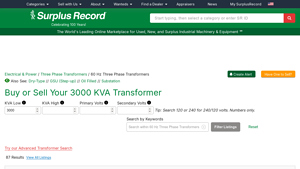 Westinghouse - 3000 KVA Dry Type Transformer