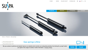 SUSPA® - Gas Springs