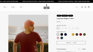 Sutsu - Long Haul Organic Cotton T-Shirt