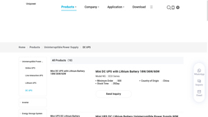 Unipower - Mini DC UPS Power Supplies