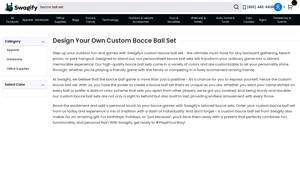 Swagify - Custom Bocce Ball Sets
