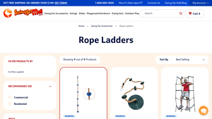 Swing Set Mall - Playground Rope Ladders