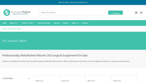 Southwest Medical - Refurbished OSI Jackson Tables