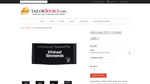 Tailor Source - Personalized Clothing Labels