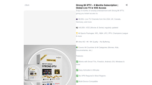 Take.app - Strong 8K IPTV