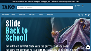 Tako Glass - American Made Glass Hand Pipes
