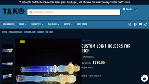 Tako Glass - Custom Joint Holders
