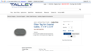 Talleycom - INFCABLETAG