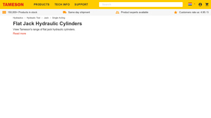 Tameson - Flat Jack Hydraulic Cylinders