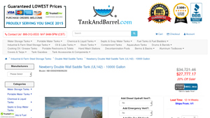 Newberry - Double Wall Saddle Tank 10000 Gallon