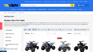 Taotao - ATVs in Various Engine Sizes