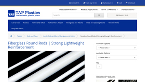 Tap Plastics - Fiberglass Rod