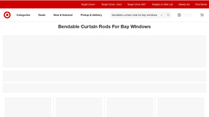 Target - Bendable Curtain Rods