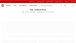 Nearly Natural - 6-ft Autumn Oak Tree