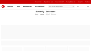 Target - Butterfly Suitcases