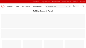 Target - Fat Mechanical Pencils
