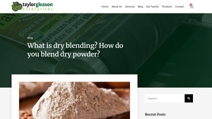 Taylor Gleason - Dry Blending Solutions