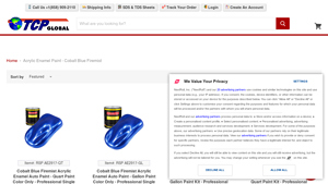 Restoration Shop - Acrylic Enamel Paint - Cobalt Blue Firemist