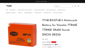 Suzuki & Yamaha - YT4B-BS/GT4B-5 Motorcycle Battery