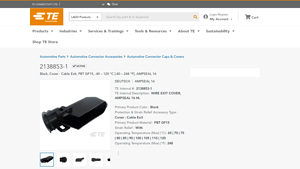 TE Connectivity - DEUTSCH Automotive Connector Caps & Covers