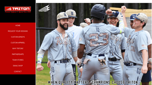 Team Triton - Custom Camo Baseball Jerseys