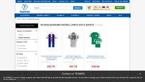 Teamzo - Quaresma Football Kits