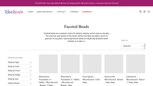 Tejas Beads - Faceted Gemstone Beads
