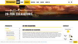 CAT - Next Generation 20-Ton Excavators