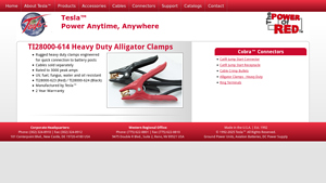 Tesla Ind - Heavy Duty Alligator Clamps