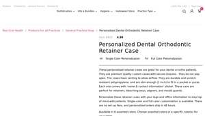 Tessoral Health - Personalized Dental Orthodontic Retainer Case