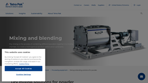 Tetra Pak - Powder Mixer B & Vertical Homogenizer TV
