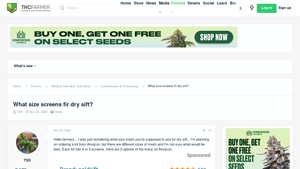 THC Farmer - Dry Sifting Mesh Kits