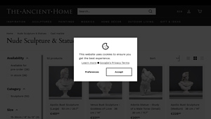 The Ancient Home - Nude Marble Sculptures