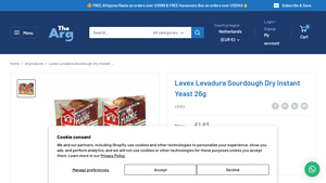 The Argentino - Levex Levadura Sourdough Dry Instant Yeast