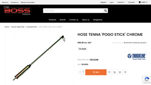 Truckline - HOSE TENNA 'POGO STICK' CHROME