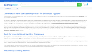 The Cleaning Station - Commercial Hand Sanitizer Dispensers