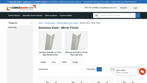 The Corner Guard Store - Stainless Steel Corner Guards