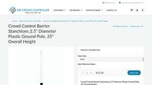 The Crowd Controller - Crowd Control Barrier Stanchions