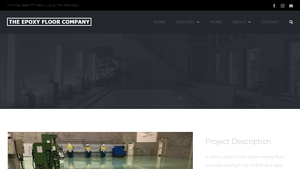 The Epoxy Floor Company - Industrial Solid Green Epoxy Floor