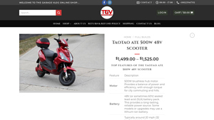 Taotao - ATE 500W 48V Scooter