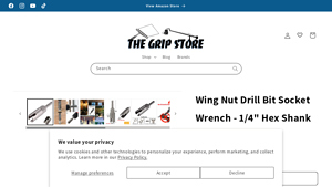 The Grip Store - Wing Nut Drill Bit Socket Wrench