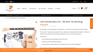 The Guitar Fabrik - Left-Handed Rick-Style Bass Kit