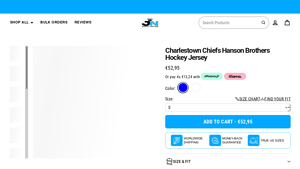 Charlestown Chiefs - Hanson Brothers Hockey Jersey