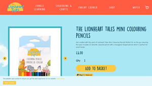 The Lionheart Tales - Mini Colouring Pencils Pack of 12
