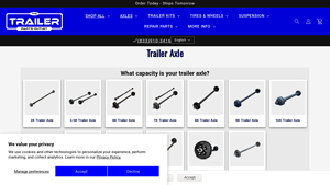The Trailer Parts Outlet - Trailer Axles & Kits