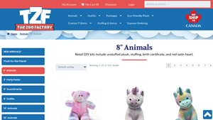 The Zoo Factory - Plush Animals & T-Shirts