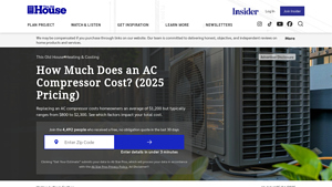 This Old House - AC Compressor Replacement Costs